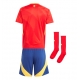 Spania Echipament de Fotbal Replică European 2024 Copii Acasa (+ Șorturi)